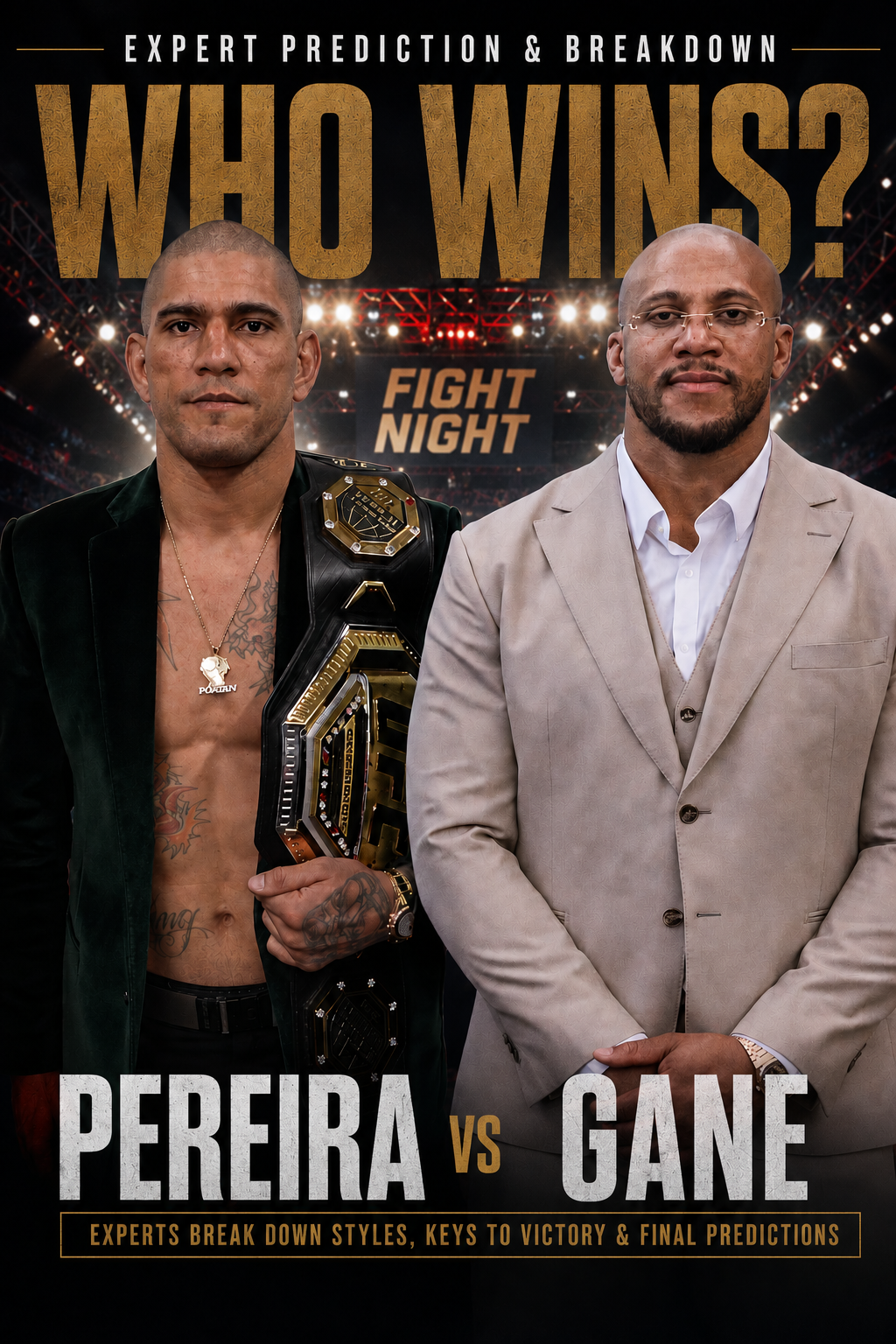 Tom Aspinall predicts the fight between Ciryl Gane and Alex Pereira.